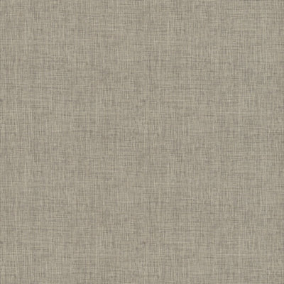 Galerie Absolutely Chic Beige Grey Metallic Hessian Effect Texture Smooth Wallpaper