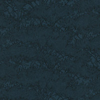 Galerie Absolutely Chic Blue Black Cherry Blossom Motif Smooth Wallpaper