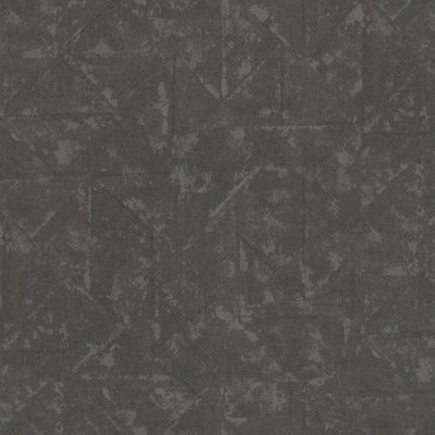 Galerie Absolutely Chic Grey Metallic Distressed Geometric Texture Smooth Wallpaper