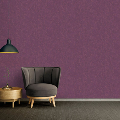 Galerie Absolutely Chic Lilac Distressed Geometric Texture Smooth Wallpaper