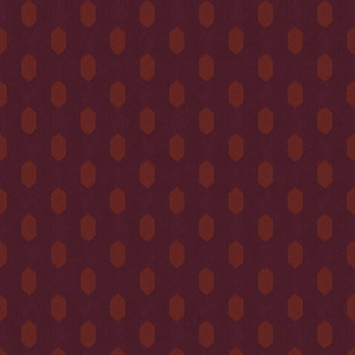Galerie Absolutely Chic Orange Red Lilac Art Deco Style Geometric Motif Smooth Wallpaper
