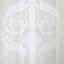 Galerie Adonea Nerites Antique White Metallic Damask Stripe Smooth Wallpaper Roll