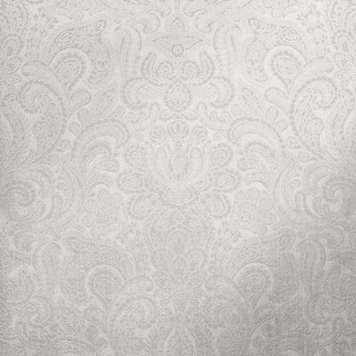 Galerie Adonea Snow Silver Aphrodite Damask Glass Beads 3D Embossed ...