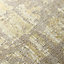 Galerie Adonea Zeus Gold Metallic Geometric 3D Embossed Wallpaper Roll