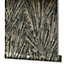 Galerie Air Collection Gold Metallic Fan Palm Textured  Wallpaper Roll