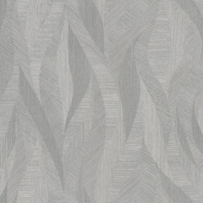 Galerie Air Collection Grey Flame Effect Textured Wallpaper Roll
