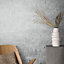 Galerie Air Collection Grey Metallic Cork Effect Textured Wallpaper Roll