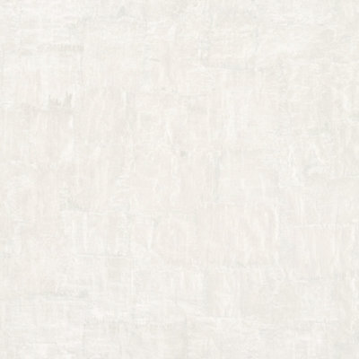 Galerie Air Collection White Torn Bark Sheen Textured  Wallpaper Roll