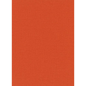 Galerie Amazonia Orange Linen Texture Smooth Wallpaper