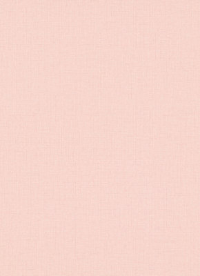 Galerie Amazonia Pink Linen Texture Smooth Wallpaper | DIY at B&Q