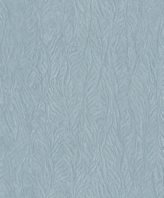Galerie Ambiance Blue Leaf Emboss Embossed Wallpaper