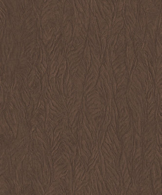 Galerie Ambiance Bronze Brown Leaf Emboss Embossed Wallpaper