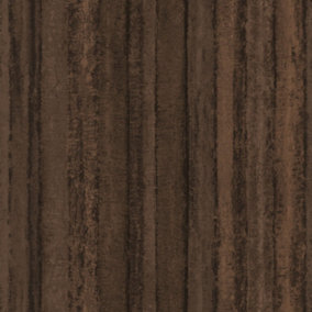 Galerie Ambiance Brown Copper Nomed Stripe Embossed Wallpaper