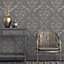 Galerie Ambiance Collection In Lay Damask Wallpaper