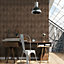 Galerie Ambiance Copper Chocolate Harlequin Texture Embossed Wallpaper