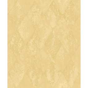Galerie Ambiance Ochre Gold Harlequin Texture Embossed Wallpaper