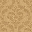 Galerie Ambiance Ochre Gold In Lay Embossed Wallpaper