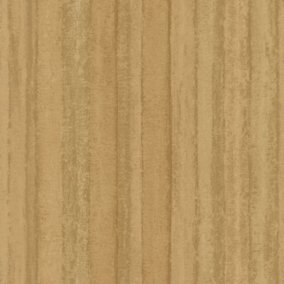 Galerie Ambiance Ochre Gold Nomed Stripe Embossed Wallpaper