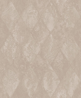 Galerie Ambiance Taupe Beige Harlequin Texture Embossed Wallpaper