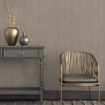 Galerie Ambiance Taupe Tip Texture Embossed Wallpaper