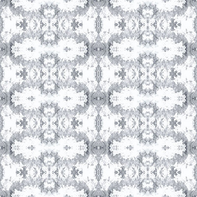 Galerie Anthologie grey white tie die shibori smooth wallpaper