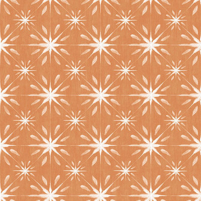 Galerie Anthologie orange white tie die shibori smooth wallpaper