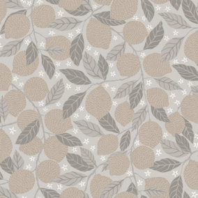 Galerie Apelviken 2 Grey Blush Floral Woodland Smooth Wallpaper