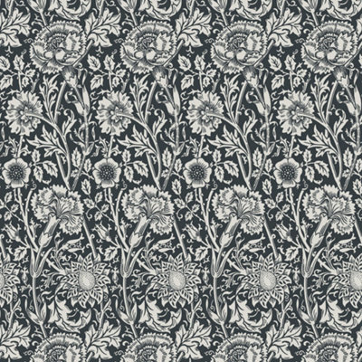 Galerie Arts and Crafts Black Patterned Wallpaper