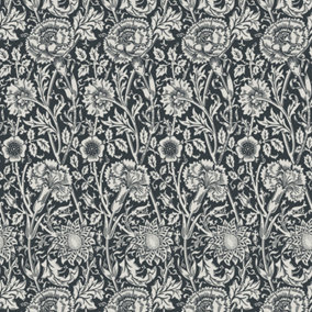 Galerie Arts and Crafts Black Patterned Wallpaper