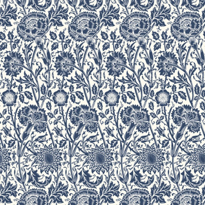 Galerie Arts and Crafts Blue Patterned Wallpaper