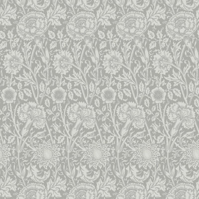 Galerie Arts and Crafts Grey Patterned Wallpaper DIY at B&Q