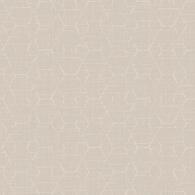 Galerie Atmosphere Beige Hextex Smooth Wallpaper