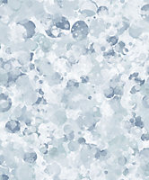 Galerie Atmosphere Blue Bubble Up Smooth Wallpaper