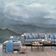 Galerie Atmosphere Blue Mountain Wall Mural