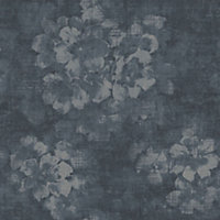 Galerie Atmosphere Blue Mystic Floral Smooth Wallpaper