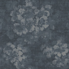 Galerie Atmosphere Blue Mystic Floral Smooth Wallpaper