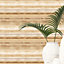 Galerie Atmosphere Ochre Skye Stripe Smooth Wallpaper
