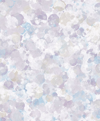 Galerie Atmosphere Purple Bubble Up Smooth Wallpaper
