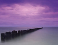 Galerie Atmosphere Purple Pier Wall Mural