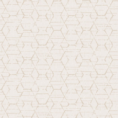 Galerie Atmosphere Taupe Hextex Smooth Wallpaper