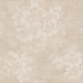 Galerie Atmosphere Taupe Mystic Floral Smooth Wallpaper