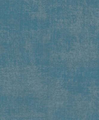 Galerie Atmosphere Turquoise Metallic Linen Smooth Wallpaper