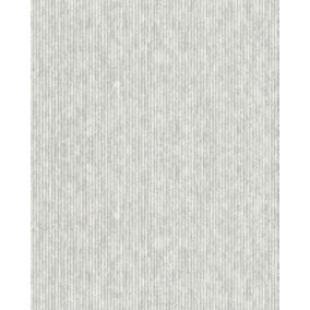 Galerie Avalon Grey Pearl Stripe Texture Embossed Wallpaper