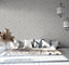 Galerie Azulejo Grey Bento Distressed Marble Crackle Wallpaper Roll