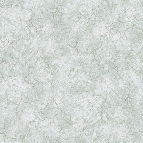 Galerie Azulejo Light Blue Bento Distressed Marble Crackle Wallpaper Roll