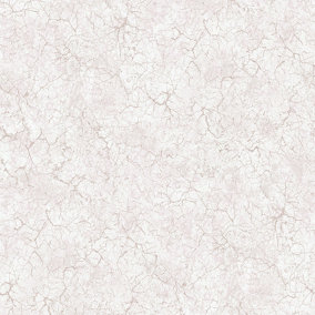 Galerie Azulejo Pink Bento Distressed Marble Crackle Wallpaper Roll