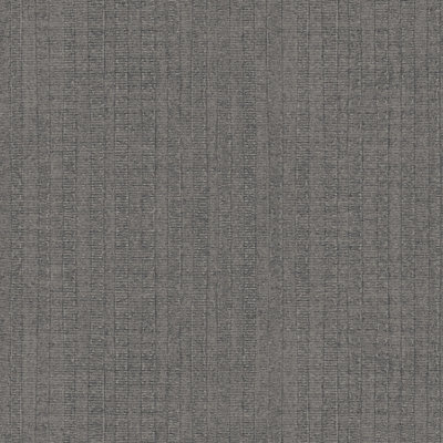 Galerie Bazaar Charcoal Moss Stripe Smooth Wallpaper