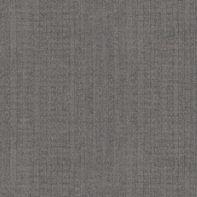 Galerie Bazaar Charcoal Moss Stripe Smooth Wallpaper