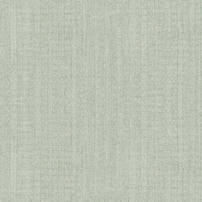 Galerie Bazaar Green Moss Stripe Smooth Wallpaper