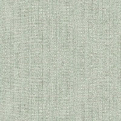 Galerie Bazaar Green Moss Stripe Smooth Wallpaper